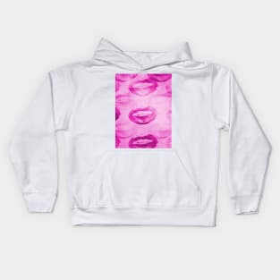 Kiss The Sky Pink Kids Hoodie